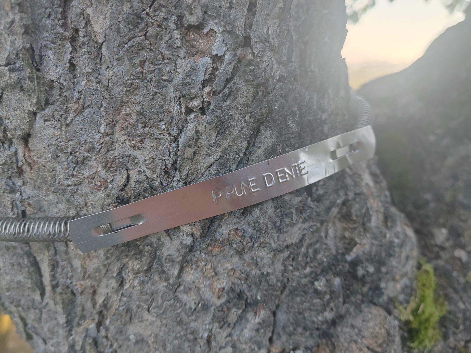 Etiquette verger inox